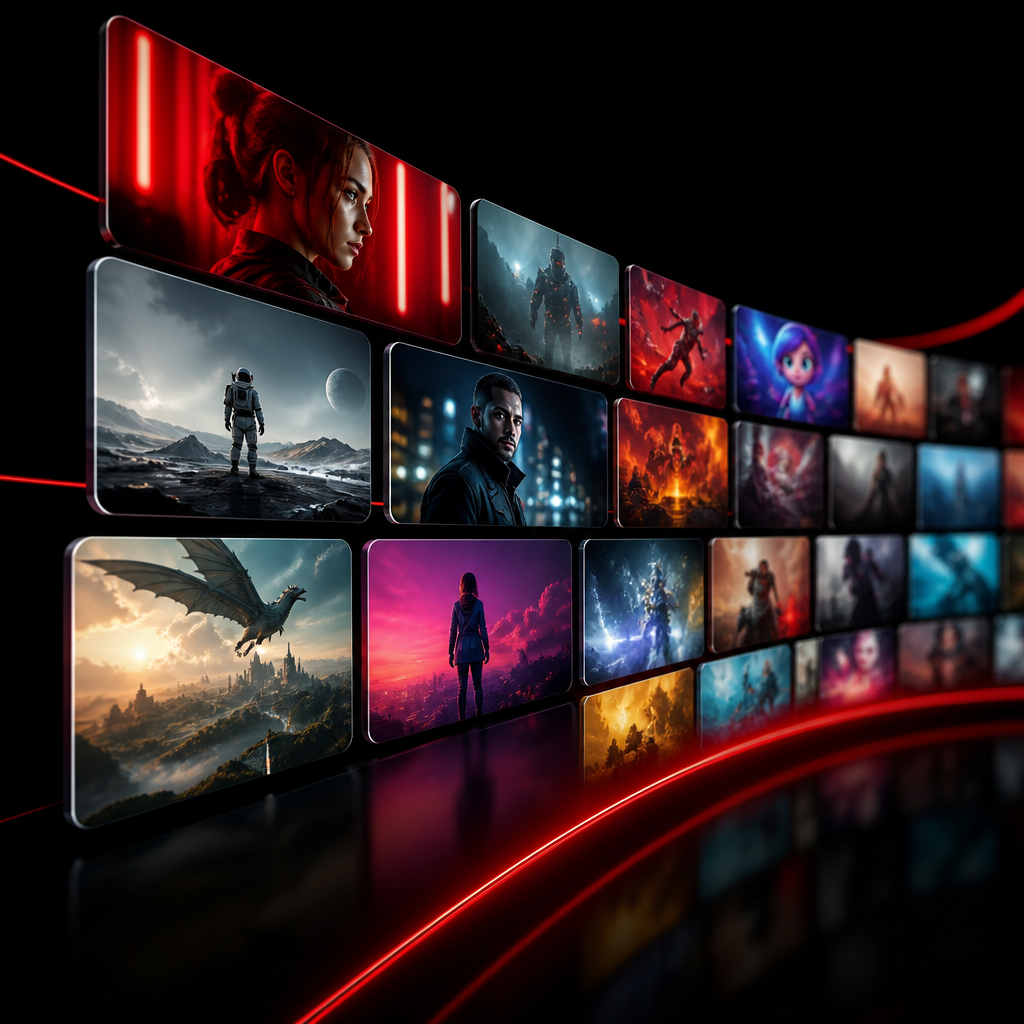 Conteúdo das principais plataformas de streaming no IPTV